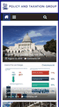 Mobile Screenshot of policyandtaxationgroup.com